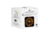 Marathon Mini Analog Alarm Clock, Black Case/Black Dial, 2.75in x 2in x 2.75in, CL030065-BK-BK-NA