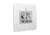 Marathon Moon Phase Digital Wall Clock, White, CL030049-WH-00-NA