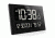 Marathon Reverse LCD Display Jumbo Atomic Wall Clock, Black CL030059