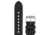Marathon Vulcanized Rubber Dive Watch Strap, 20mm, Black, WS-RB-BKSS-20