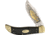 Marbles Clasp Knife Bass Folding Knife,4in,Black,Smooth Bone Handle MR367
