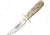 Marbles Cowboy Knife Fixed Blade Knife, 4.25in, Appaloosa, Bone Handle MR318