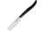 Marbles Fixed Blade Razor Black Bone Knife, 2.25 overall, Black smooth bone handle, MR467