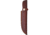 Marbles Hunter Horn Handle Knife, 10.5in Overall, 5.75in Satin SS Clip Point Blade, Jigged Horn Handle, Brown Leather Sheath, MR448 /EG-713