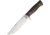 Marbles Knife, 10.63in Overall, 6in Satin 7Cr17Mov SS Blade, Brown Micarta Handle, SS Guard, Sawback Blade, Brown Leather Sheath, HK8720-120S