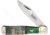 Marbles Mallard Decoy Folder Folding Knife, 4.13 mirror finish stainless clip point blade, Green smooth bone handle with duck decoy artwork u, MR583 MALLARD