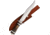 Marbles Stag Bowie Knife, 8.75 satin finish stainless clip point blade, Stag, black and white bone handle, # 5 STAINLESS / MR572