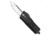 Marfione Custom Knives Marfione Custom Troodon Mini T/E Aluminum/Blue Ring 1.9" Mirror, Black, CTS 204P, adult, BHQ-117328
