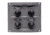 Marinco Splash Proof Panel - 4 Way - Grey 56940