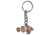 Marine Sports Pewter Key Chain