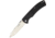 MARSER Jager 9 Linerlock Folding Knife,3.625in,Standard Edge,Drop Point,Satin,Black,G10 Handle MRSJAG9