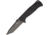 MARSER Kampfer 18 Linerlock A/O Black Folding Knife,3.5in,Standard Edge,Tanto,Black Stonewash,Black,G10 Handle MRSKA18