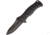MARSER Kampfer 21 Linerlock Black Folding Knife,3.625in,Standard Edge,Drop Point,Black G10 Handle MRSKA21