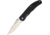 MARSER Stadter 23 Linerlock Black Folding Knife,3.5in,Standard Edge,Satin,Black,G10 Handle MRSSTR23