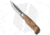 Marttiini Lynx Lumberjack Fixed Blade Knife, 3.875in, High Carbon Steel, Normal Blade, Birch Wood Handle, Black/Wood, 8.50in, BHQ-28163