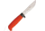 Marttiini Skinner Orange Handle Fixed Blade Knife, 9in, 4in, Orange, Rubber Handle MN186024