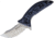Maserin 640 Ghost Linerlock Blue Folding Knife, 3.5 stonewash finish partially serrated Bohler N6, Black and blue sculpted G10 handle, 640G10G
