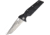 Maserin Artiglio Linerlock Folding Knife, 3.75in Stonewash D2 Tool Steel Blade, Black G10 Handle, Thumb Pull, Pocket Clip, Black, 420 G10