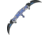 Master Collection Double Dragon A/O Fold Knife, SS Assist Black PS hawkbill blade, Blue Handle MCA004BL