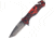 Master Collection Skull Rescue Folder A/O Fold Knife, SS Assist Tanto Blade, Red Handle MCA007BR