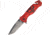 Master Collection Skull Rescue Folder A/O Fold Knife, SS Assist Tanto Blade, Red Handle MCA007RB