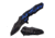 Master Cutlery Dark Side Spring Assisted Knife 4.75in-Matte Blue Alum Hndl 4010134