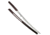 Master Cutlery Fixed Blade, 40.5in, Stainless Steel Blade, Burgundy Lacquered Handle SW-344R