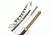 Master Cutlery Fixed Blade, 40.5in, Stainless Steel Blade, Cord Wrapped Handle SC-001