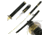 Master Cutlery Fixed Blade, 46in, Stainless Steel Blade, Hidden Tanto In Black Handle JS-647B