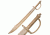 Master Cutlery Martial Art Hardwood Training Equipment 34" Overall SW-043