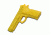 Master Cutlery Rubber Training Gun 7" Overall 3200YL