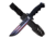 Master USA Bowie Fixed Blade Knife, 7.5 in, 3Cr13 Stainless Steel Stainless Steel, Black, MU-20-04A