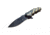 Master USA Drop Point Spring Assisted Knife, 3.25 in, 3Cr13 Stainless Steel Stainless Steel, Yellow Flag, MU-A109B