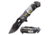 Master USA Embossed Printing Spring Assisted Knife, 3.75 in, 3Cr13 Stainless Steel Stainless Steel, Drop Point, Black Eagle, MU-A116A