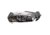 Master USA Embossed Printing Spring Assisted Knife, 3.75 in, 3Cr13 Stainless Steel Stainless Steel, Drop Point, Black/Grey Skeleton, MU-A116K