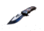 Master USA Embossed Printing Spring Assisted Knife, 3.75 in, 3Cr13 Stainless Steel Stainless Steel, Drop Point, Black/Red, MU-A116C