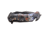 Master USA Embossed Printing Spring Assisted Knife, 3.75 in, 3Cr13 Stainless Steel Stainless Steel, Drop Point, Multicolor Indians, MU-A116I