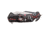 Master USA Embossed Printing Spring Assisted Knife, 3.75 in, 3Cr13 Stainless Steel Stainless Steel, Drop Point, Red/Black Skeleton, MU-A116G