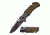 Master USA Folding Blade, 3.5in, Stainless Steel Blade, Army Green Nylon Fiber Overlay Handle MU-A022GN