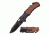 Master USA Folding Blade, 3.5in, Stainless Steel Blade, Desert Tan Nylon Fiber Overlay Handle MU-A022TN