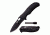 Master USA Folding Blade, 4in, Stainless Steel Blade, Black Nylon Fiber Handle MU-A039BK
