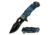 Master USA Tanto Spring Assisted Knife, 3.75 in, 3Cr13 Stainless Steel Stainless Steel, Grey/Blue, MU-A116N