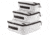 Matador Packing Cube Set, Arctic White, MATPCB3001W
