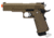 Matrix Hi-Capa Gas Blowback Airsoft Pistol, 5.1in, Tan, ASP1300004
