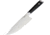 Mattia Borrani Cutlery Bowie Chef 8in San Mai Knife, 8 blade, Black linen micarta handle, B087B