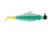 Matzuo Gaikotsu Pre-Rigged Swimmer 3.5in 3pk, 1/8th oz Green Chart Glitter, GK3.5GRNCHRT3PK