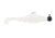 Matzuo Gaikotsu Pre-Rigged Swimmer 3.5in 3pk, 1/8th oz Pearl, GK3.5PRL3PK