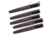 Matzuo Ned Rig, Black/Red, 1/16oz, 5 Per Pack, MZMFR116-BR