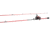 Matzuo Red Series Baitcast Combo, 7'2, 1pc IM7 Blank 3 Ball Bearing Reel, MTZBC72MH