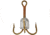 Matzuo Snag Weight 1oz Treble #4/0 Bronze, W304015-4/0